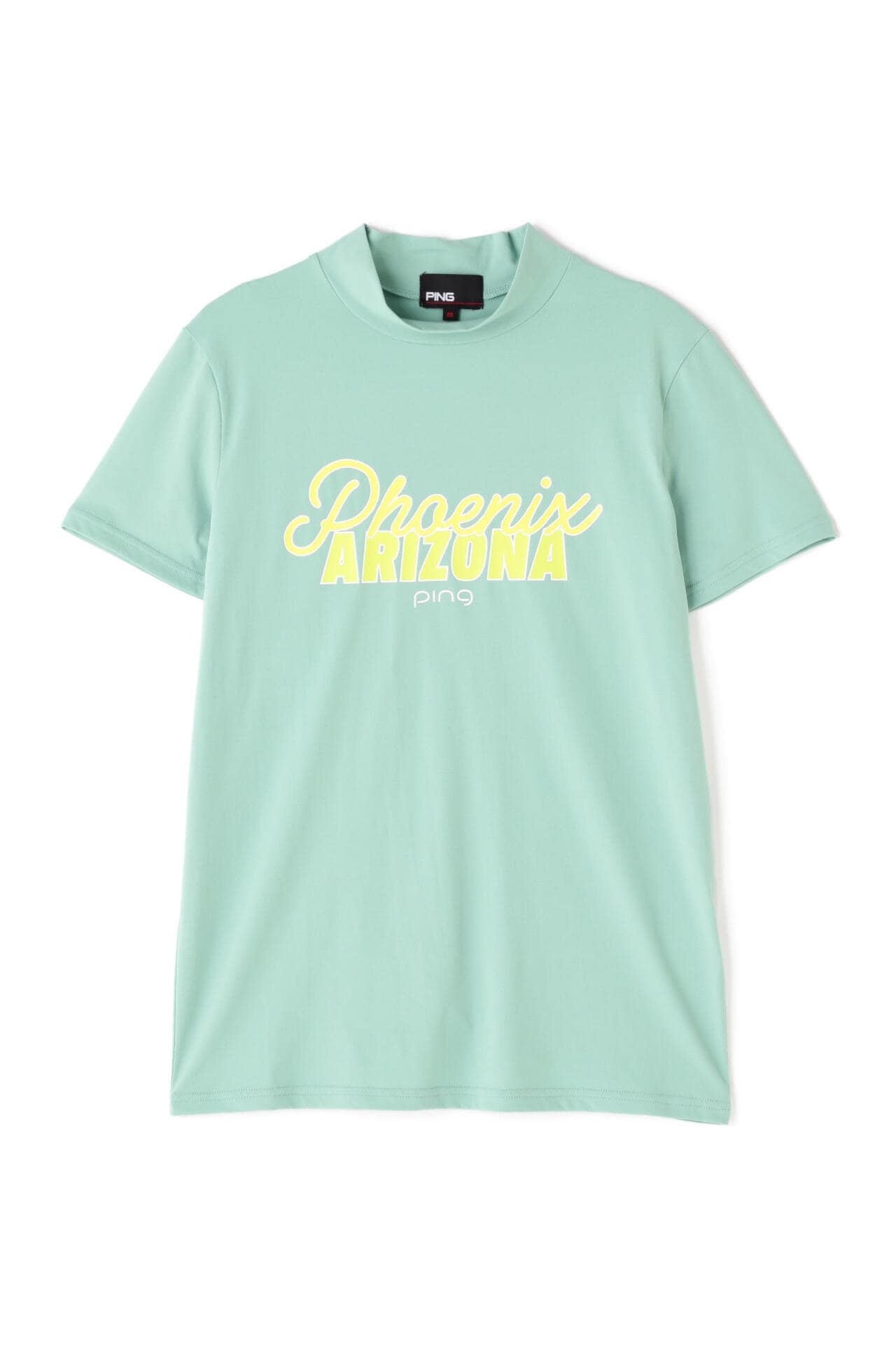 【PING APPAREL】UVプリント天竺半袖ハイネックカットソー <LADIES> (LADIES)