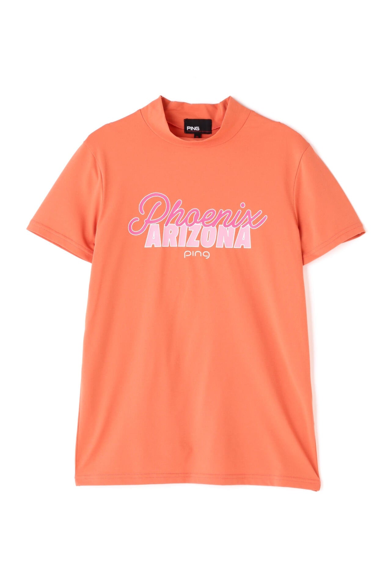 【PING APPAREL】UVプリント天竺半袖ハイネックカットソー <LADIES> (LADIES)