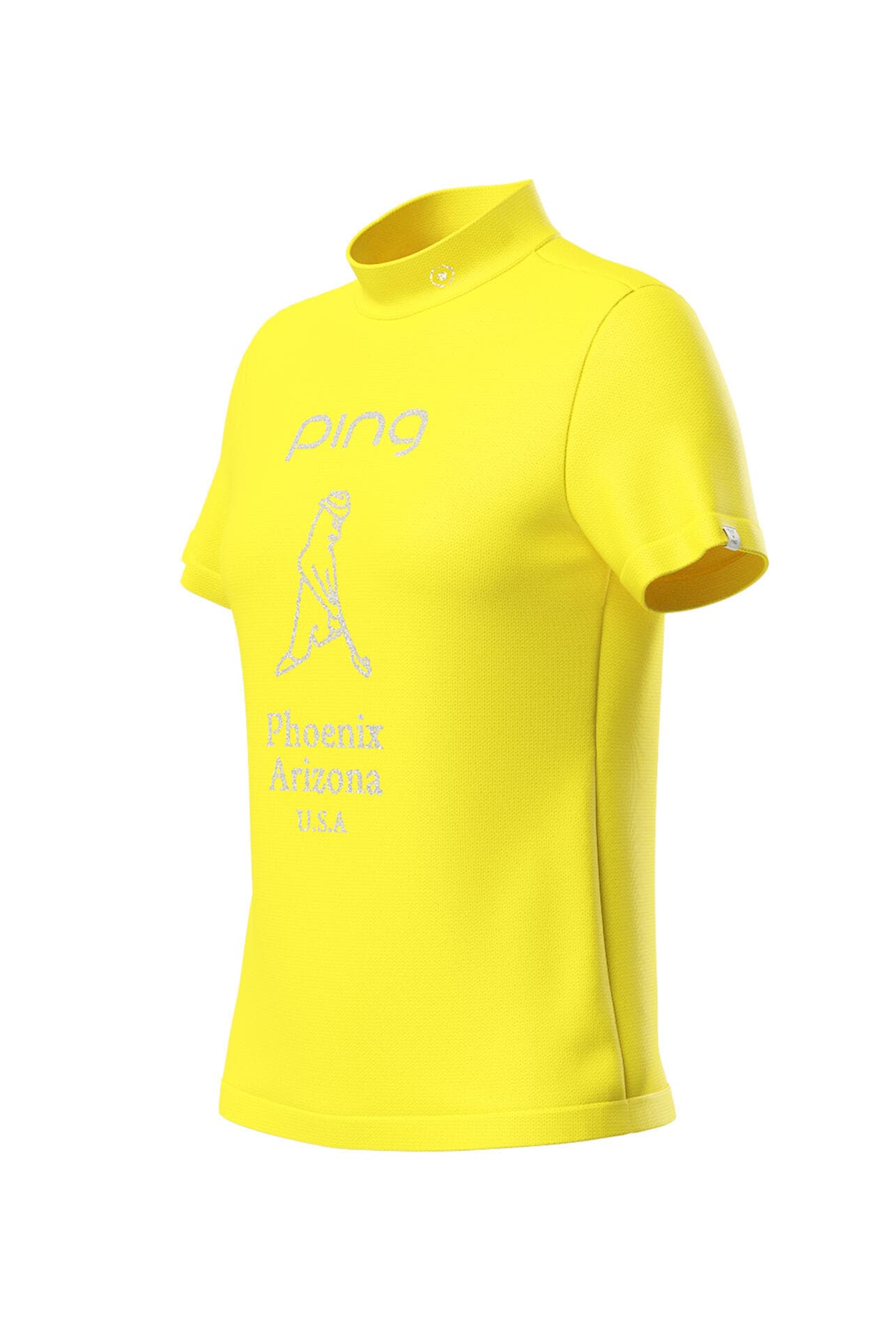 【PING APPAREL】Mr.PINGジャカード 半袖ハイネックニットプルオーバー <NATIVE> (LADIES)