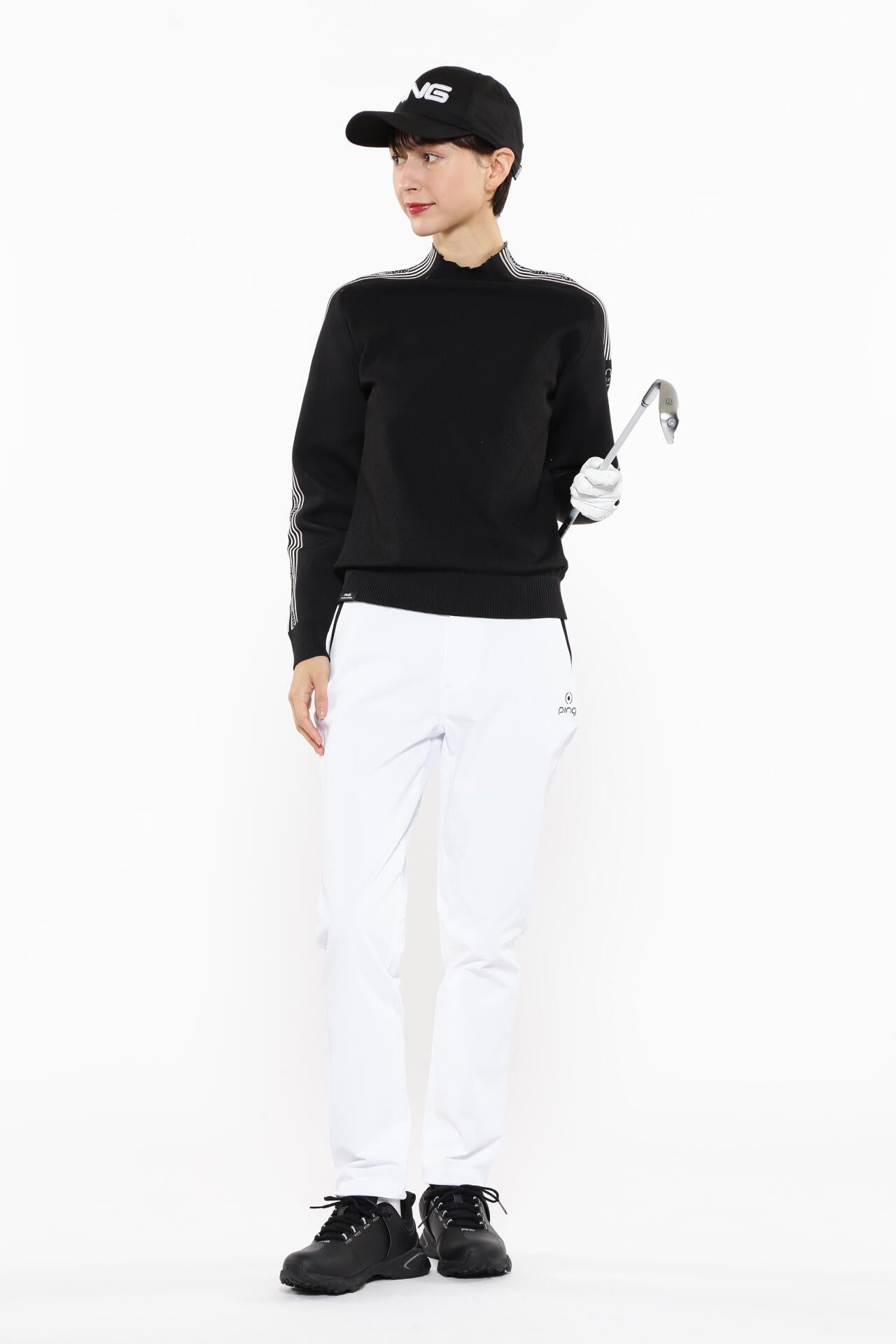 【PING APPAREL】全方向ストレッチカルゼテーパードパンツ <PERFORMANCE> (LADIES)