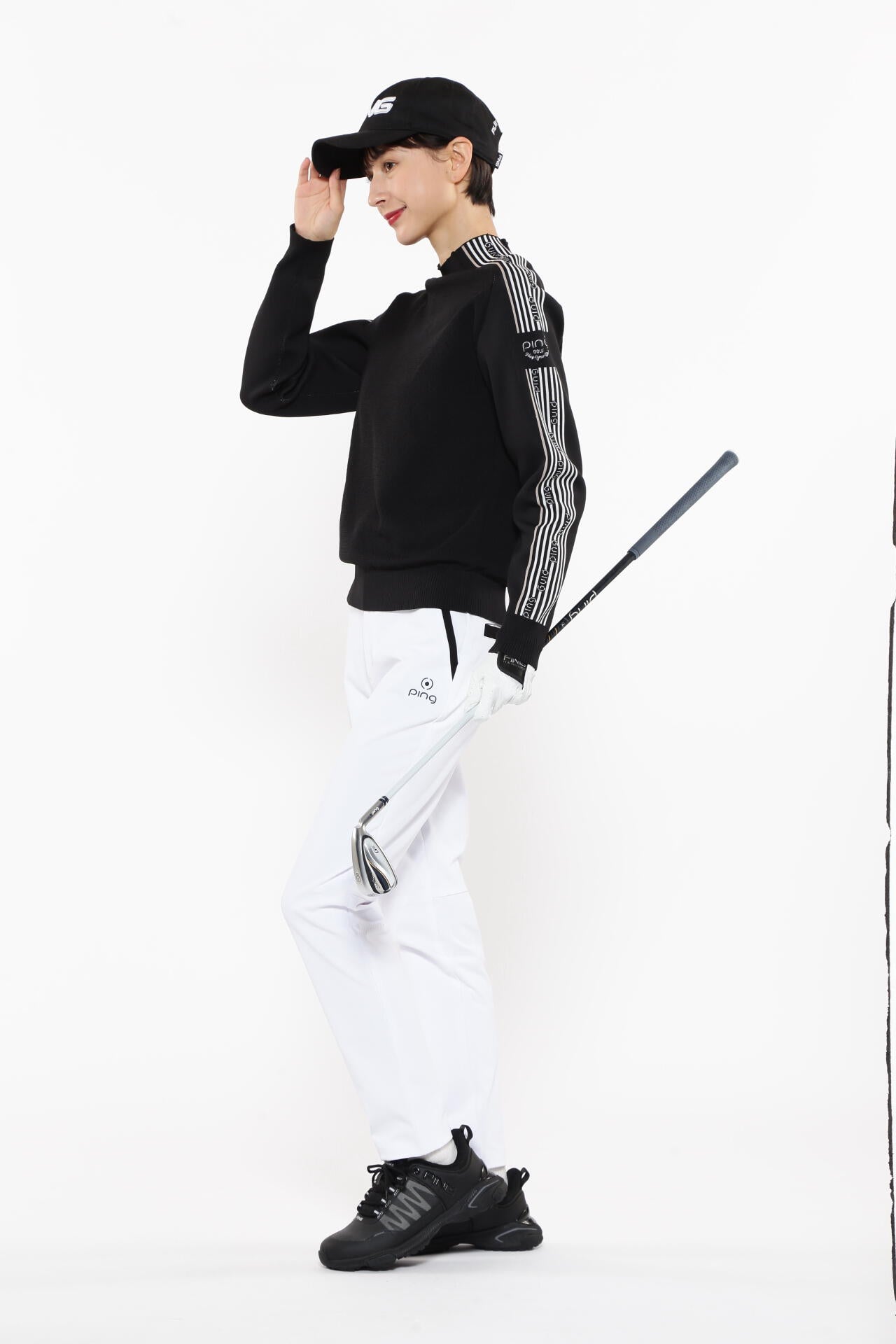 【PING APPAREL】全方向ストレッチカルゼテーパードパンツ <PERFORMANCE> (LADIES)