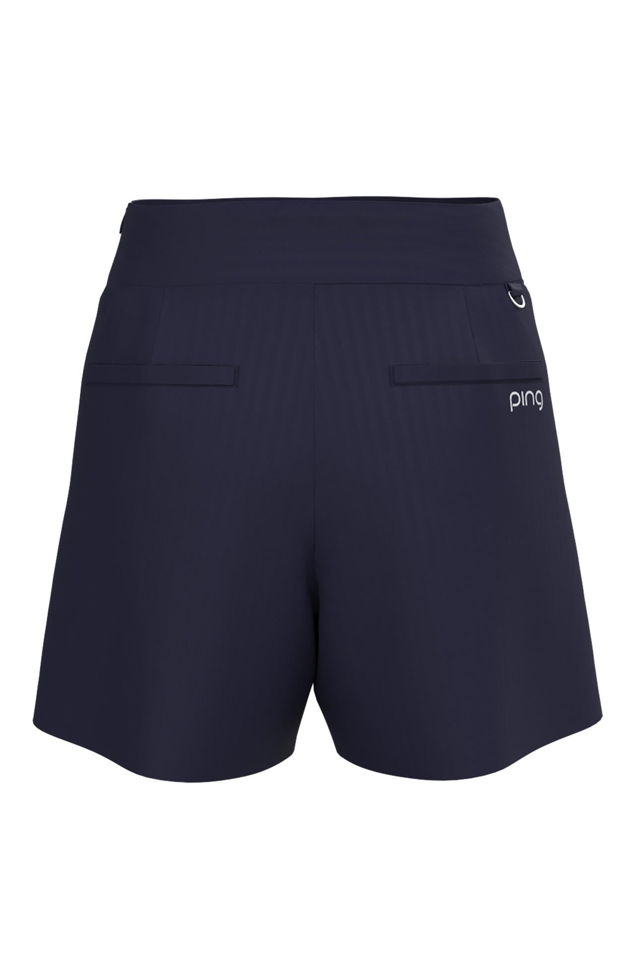 【PING APPAREL】ヘリンボーン全方向ストレッチストレッチ総裏仕立てショートパンツ <NATIVE> (LADIES)