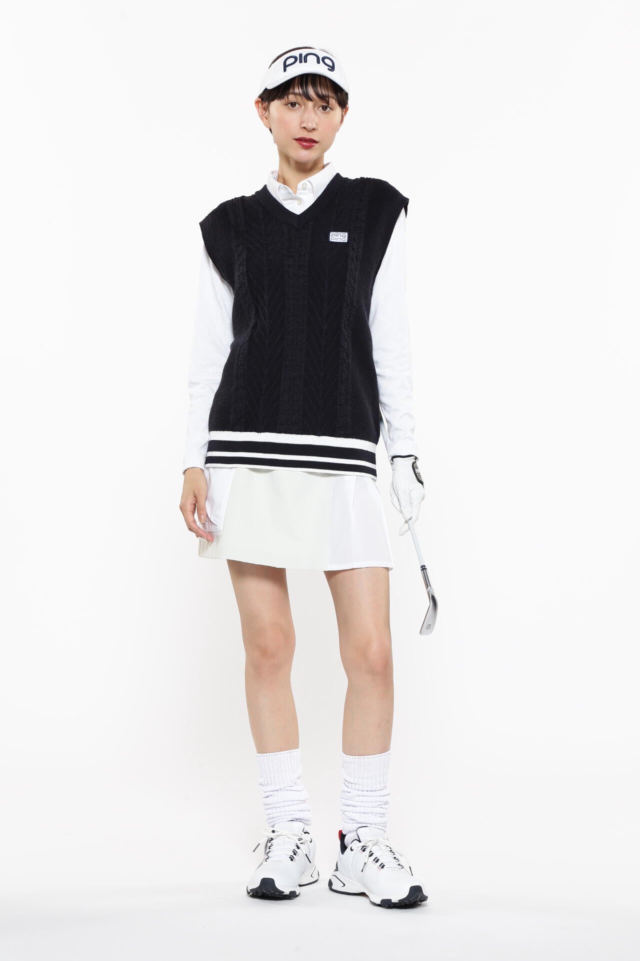 【PING APPAREL】全方向ストレッチ布帛スカート <NATIVE> (LADIES)