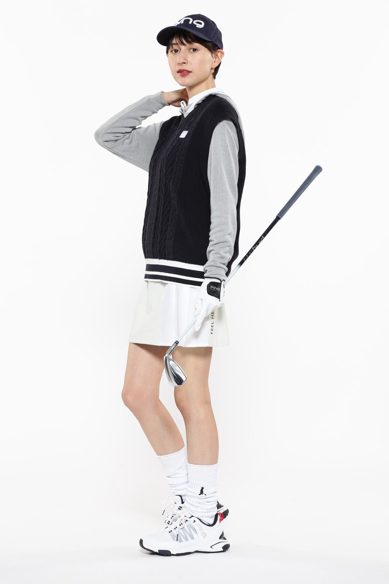 【PING APPAREL】全方向ストレッチ布帛スカート <NATIVE> (LADIES)