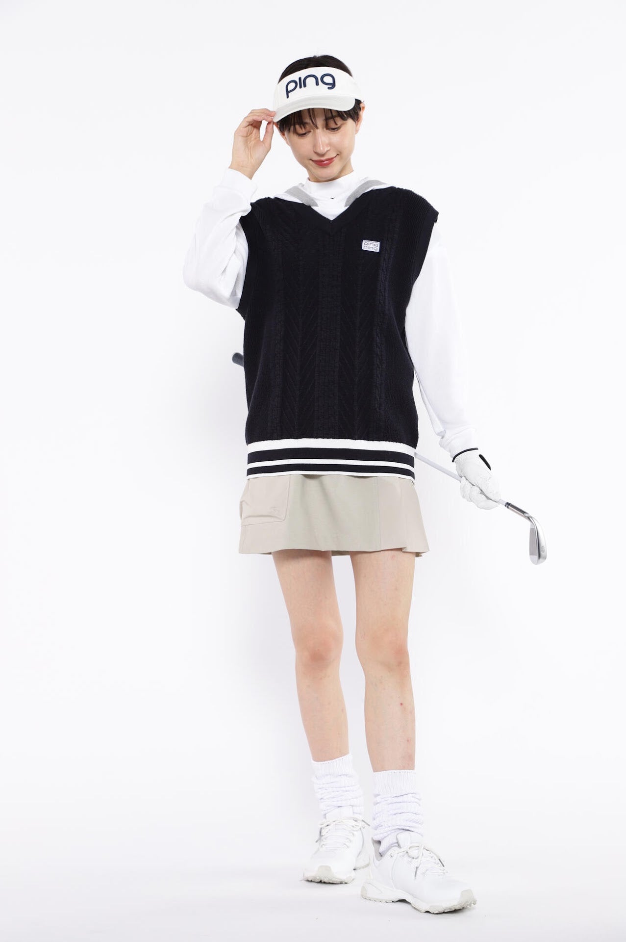 【PING APPAREL】全方向ストレッチ布帛スカート <NATIVE> (LADIES)