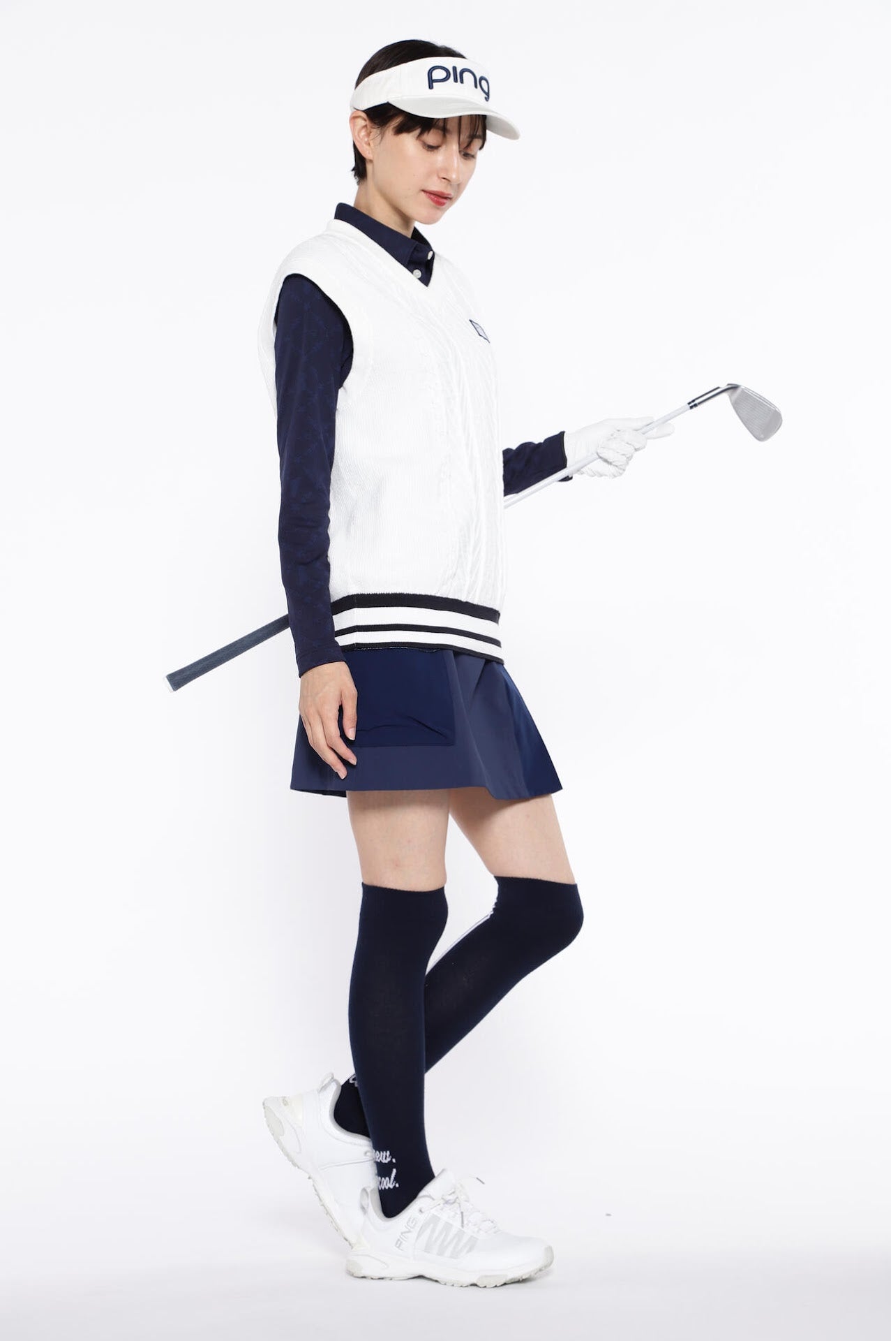 【PING APPAREL】全方向ストレッチ布帛スカート <NATIVE> (LADIES)