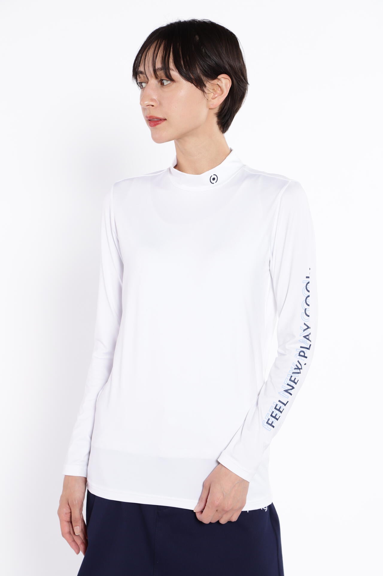 【PING APPAREL】ストレッチカノコ×ストレッチ天竺レイヤードツインセット <NATIVE> (LADIES)