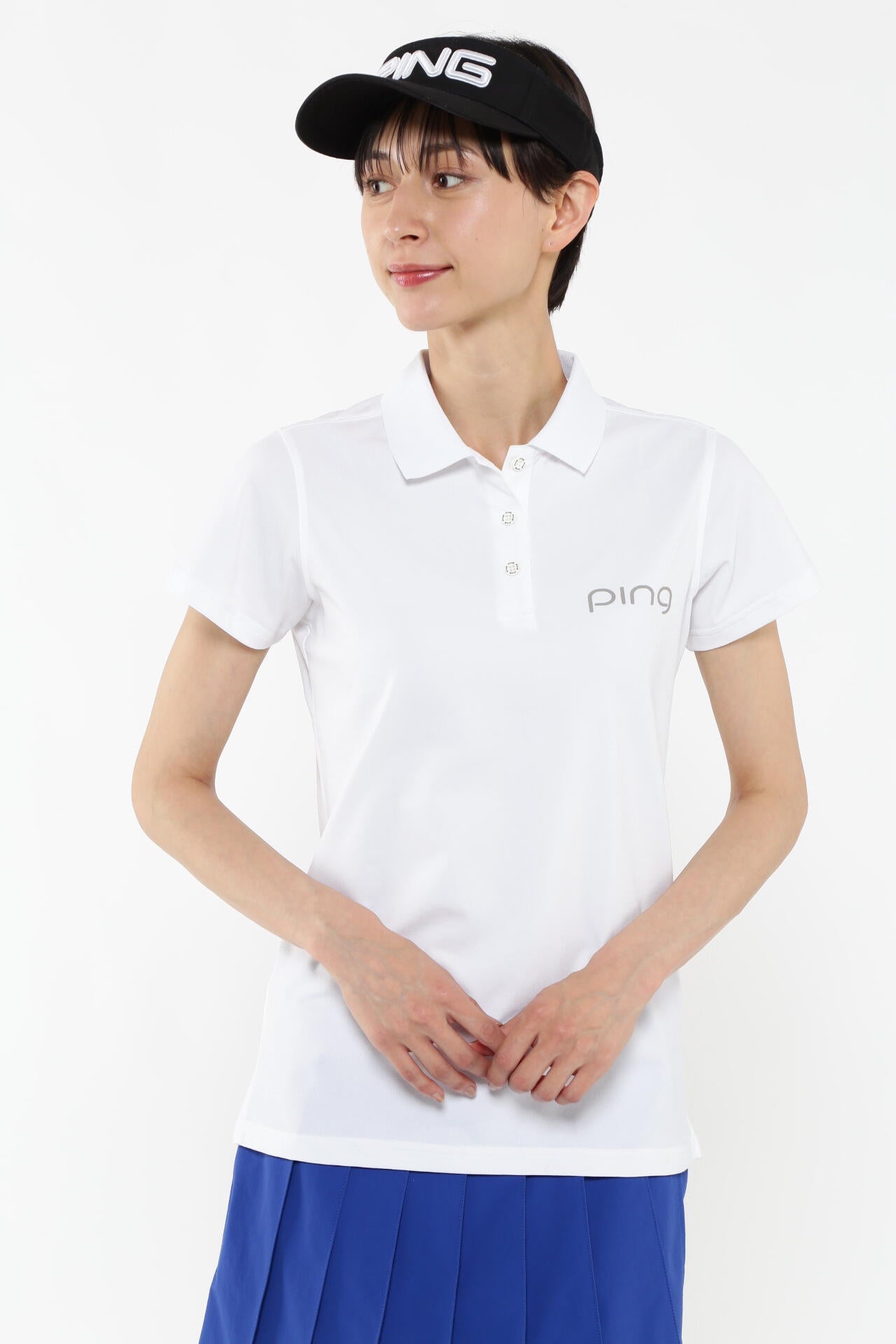 【PING APPAREL】ストレッチカノコ半袖ポロシャツ <EARLY AUTUMN> (LADIES)