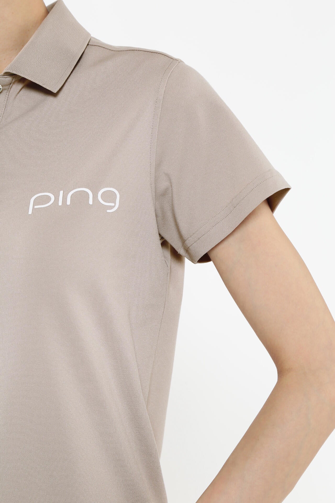 【PING APPAREL】ストレッチカノコ半袖ポロシャツ <EARLY AUTUMN> (LADIES)