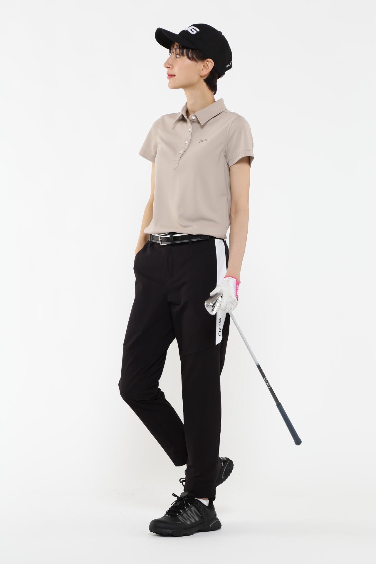 【PING APPAREL】カノコ半袖ポロシャツ <EARLY AUTUMN> (LADIES)