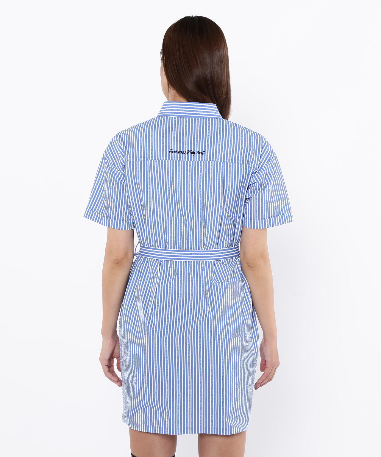 【PING APPAREL】全方向ストレッチサッカー半袖ワンピース <LADIES LINE><NATIVE> (LADIES)