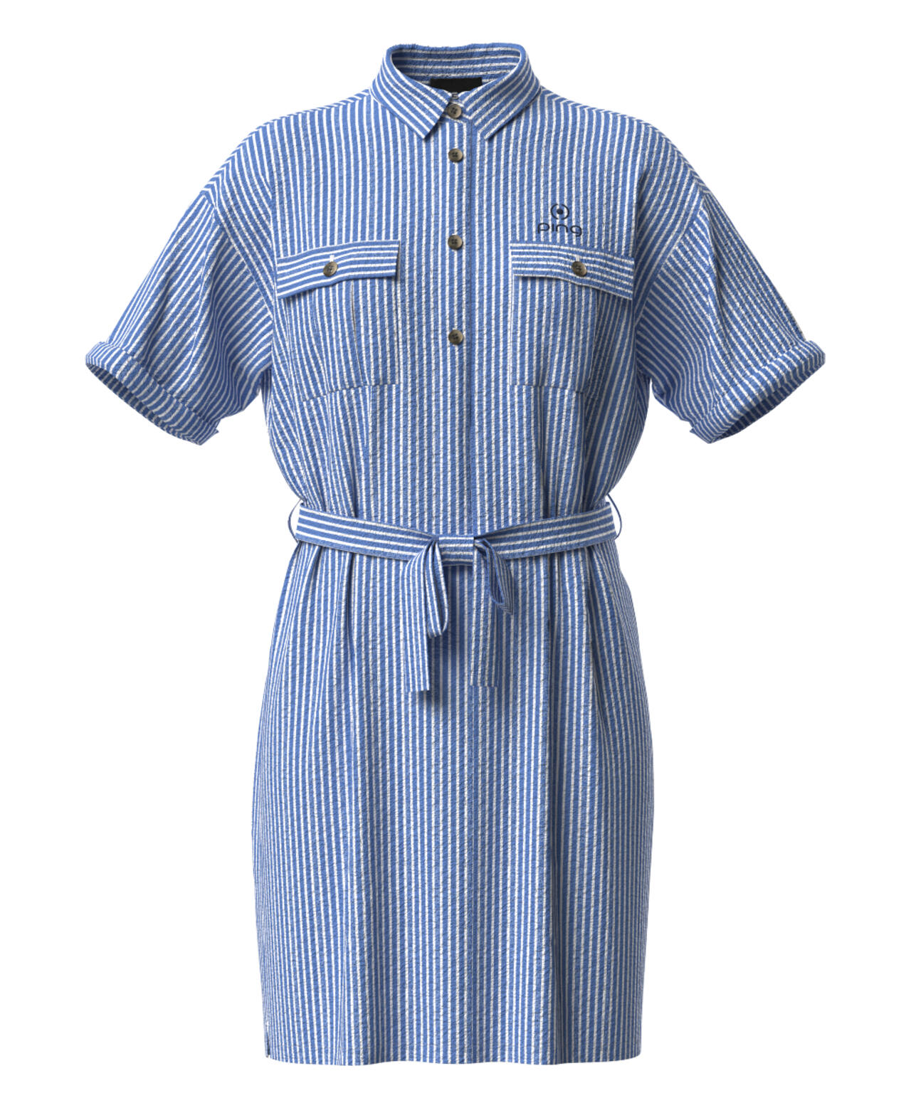 【PING APPAREL】全方向ストレッチサッカー半袖ワンピース <LADIES LINE><NATIVE> (LADIES)