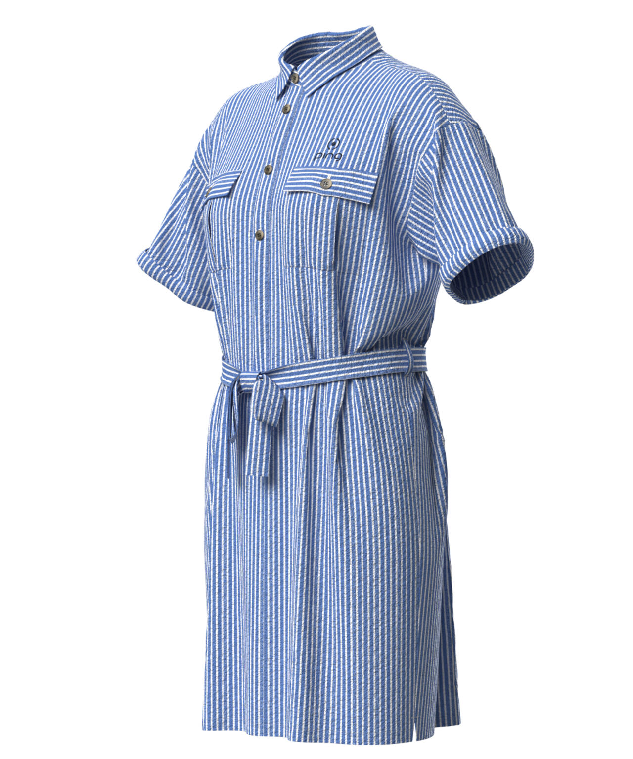 【PING APPAREL】全方向ストレッチサッカー半袖ワンピース <LADIES LINE><NATIVE> (LADIES)