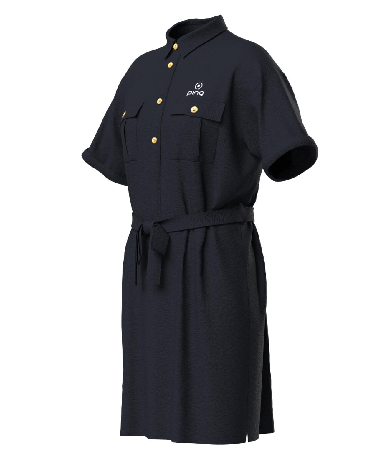【PING APPAREL】全方向ストレッチサッカー半袖ワンピース <LADIES LINE><NATIVE> (LADIES)