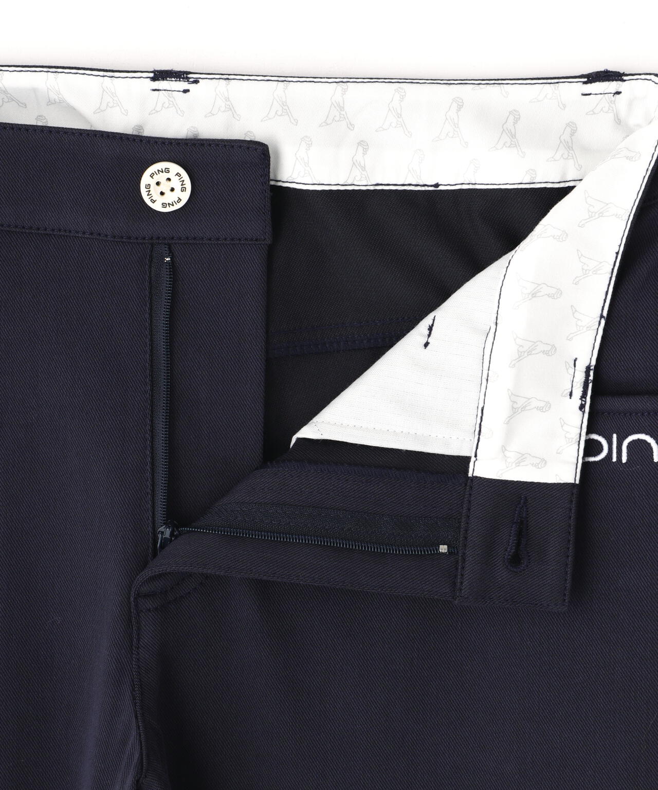 【PING APPAREL】Mr.PING刺繍全方向ストレッチライトテーパード5ポケットパンツ <LADIES LINE> (LADIES)