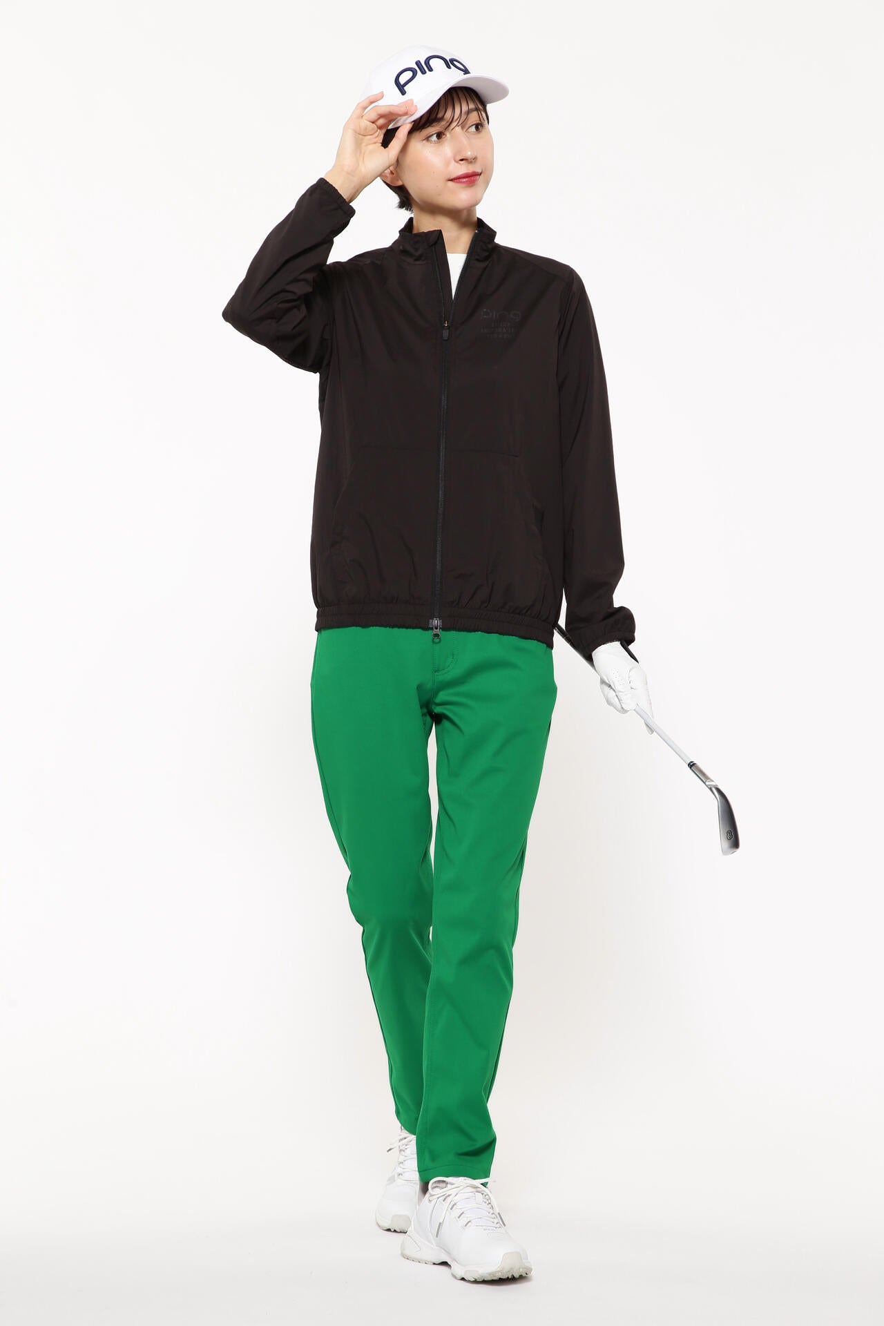 【PING APPAREL】Mr.PING刺繍全方向ストレッチライトテーパード5ポケットパンツ <LADIES LINE> (LADIES)