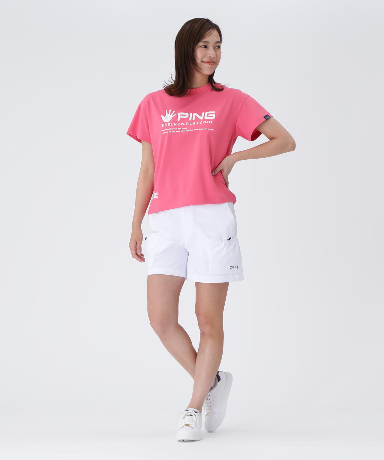 【PING APPAREL】サライテック 二重織ショートパンツ <LADIES LINE> <NATIVE>(LADIES)
