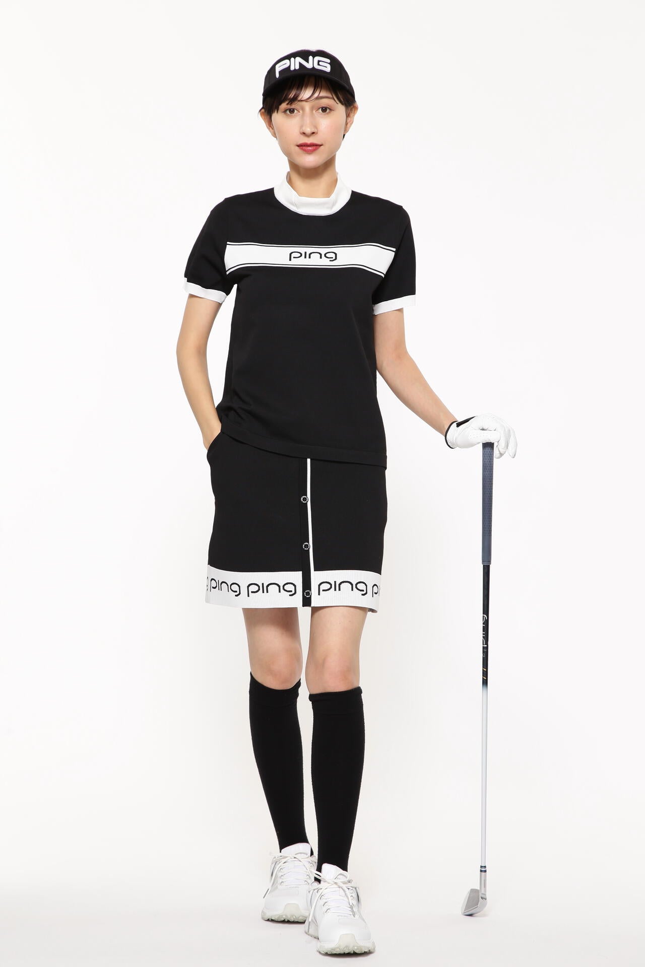 【PING APPAREL】ジャガードニットスカート <LADIES LINE><PERFORMANCE> (LADIES)