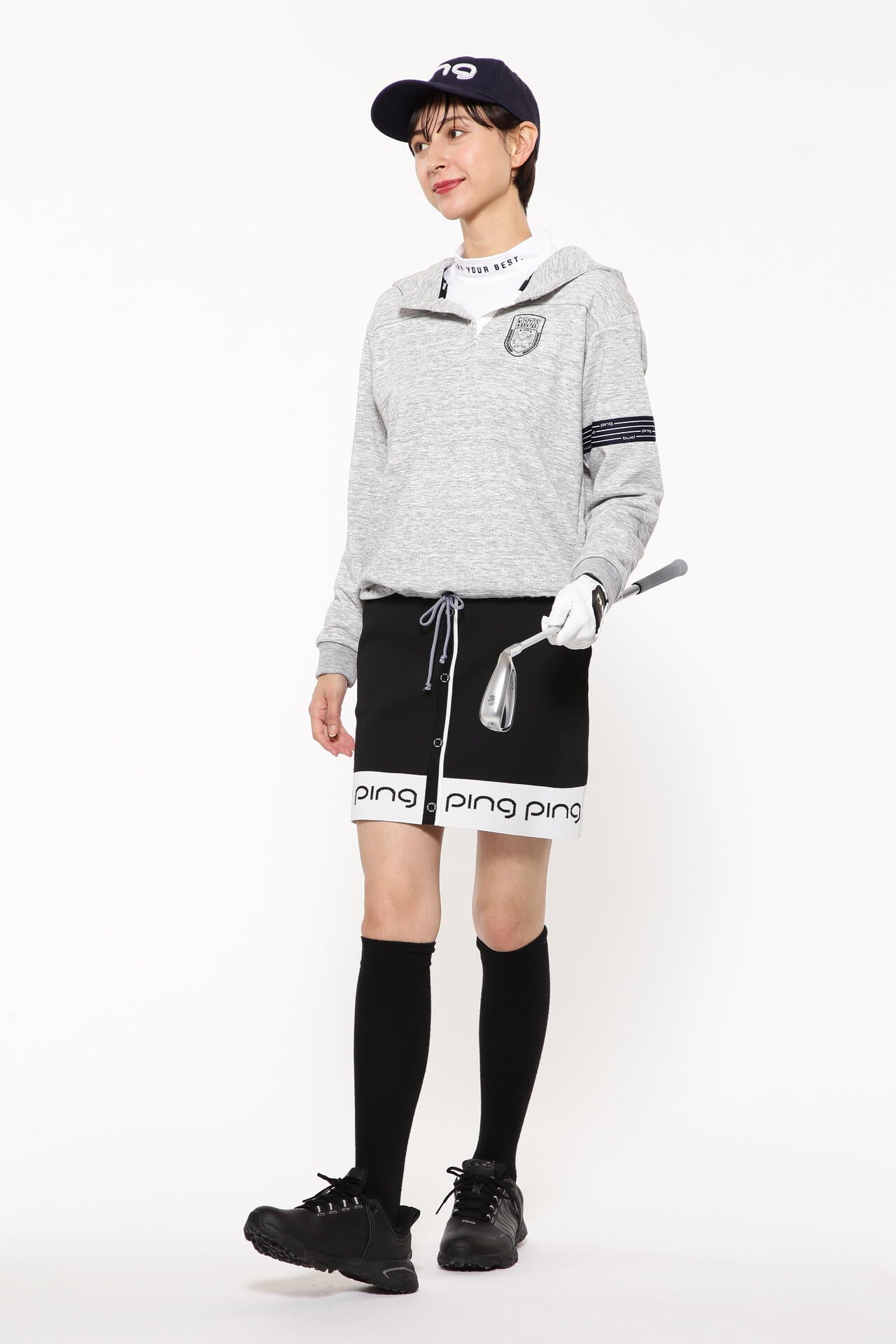 【PING APPAREL】ジャガードニットスカート <LADIES LINE><PERFORMANCE> (LADIES)