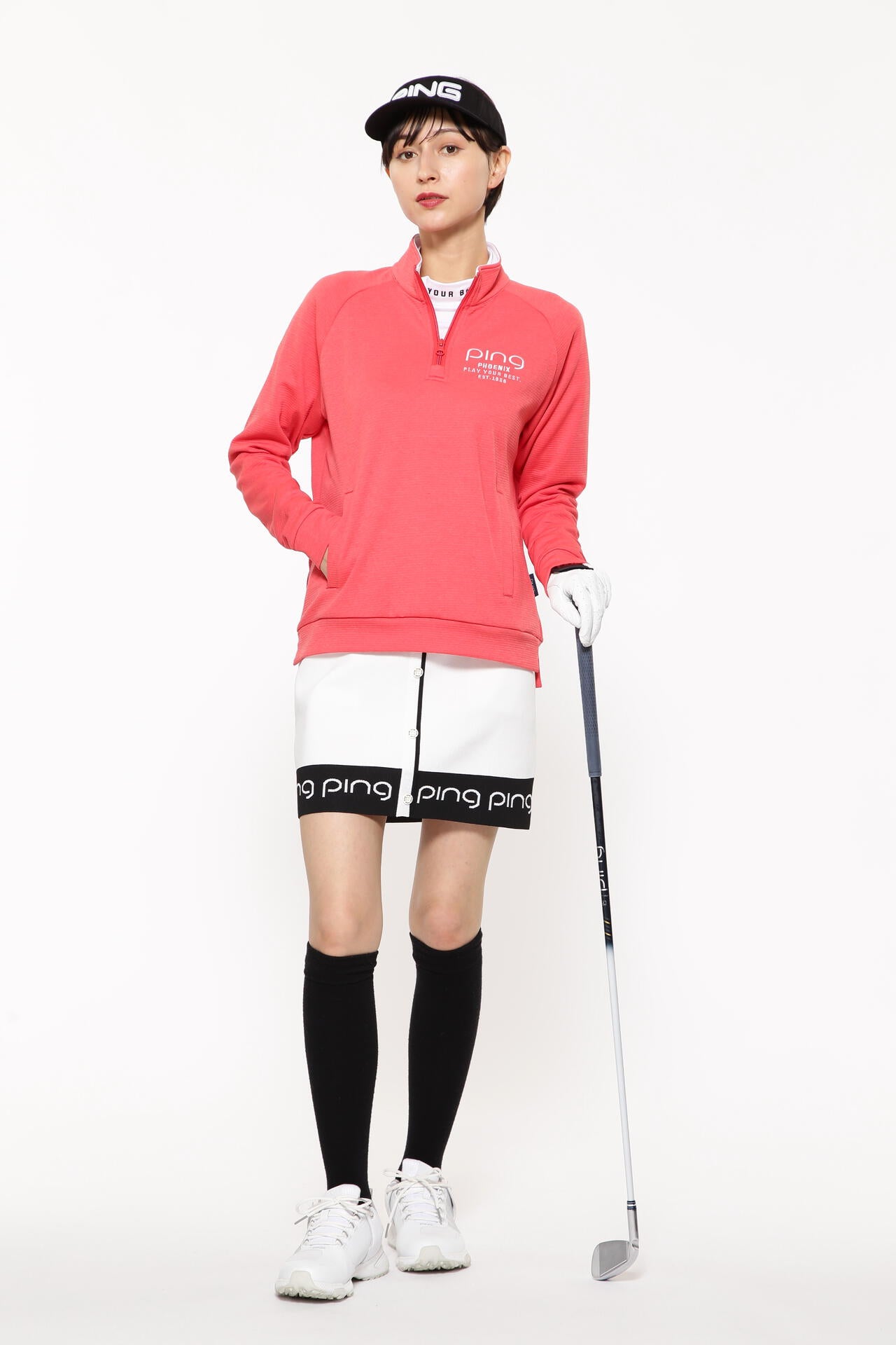 【PING APPAREL】ジャガードニットスカート <LADIES LINE><PERFORMANCE> (LADIES)