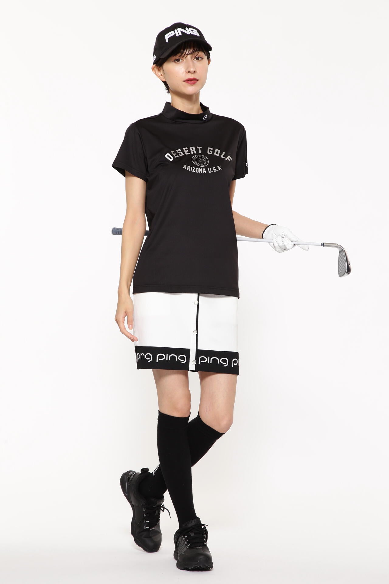 【PING APPAREL】ジャガードニットスカート <LADIES LINE><PERFORMANCE> (LADIES)