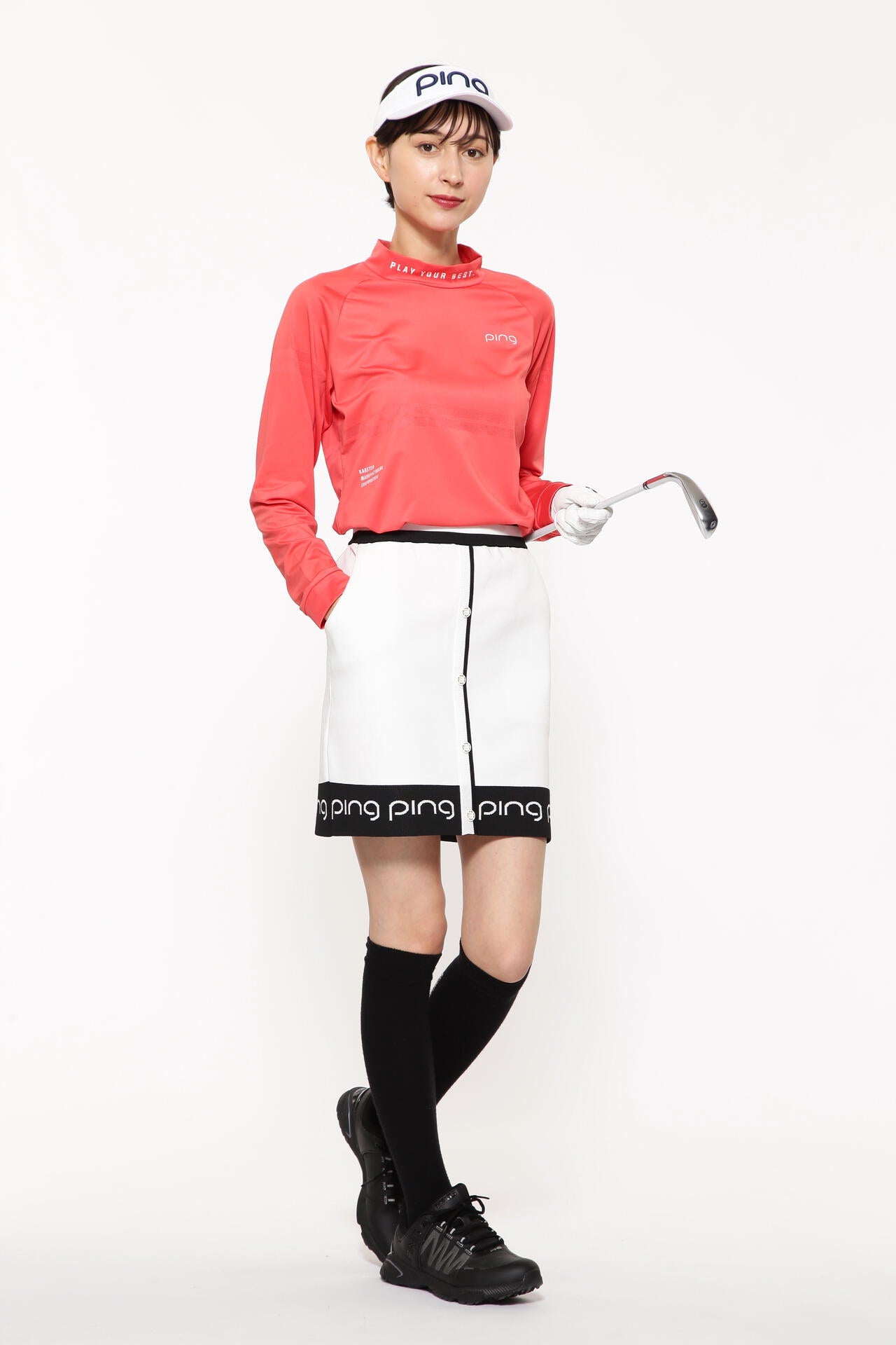 【PING APPAREL】ジャガードニットスカート <LADIES LINE><PERFORMANCE> (LADIES)