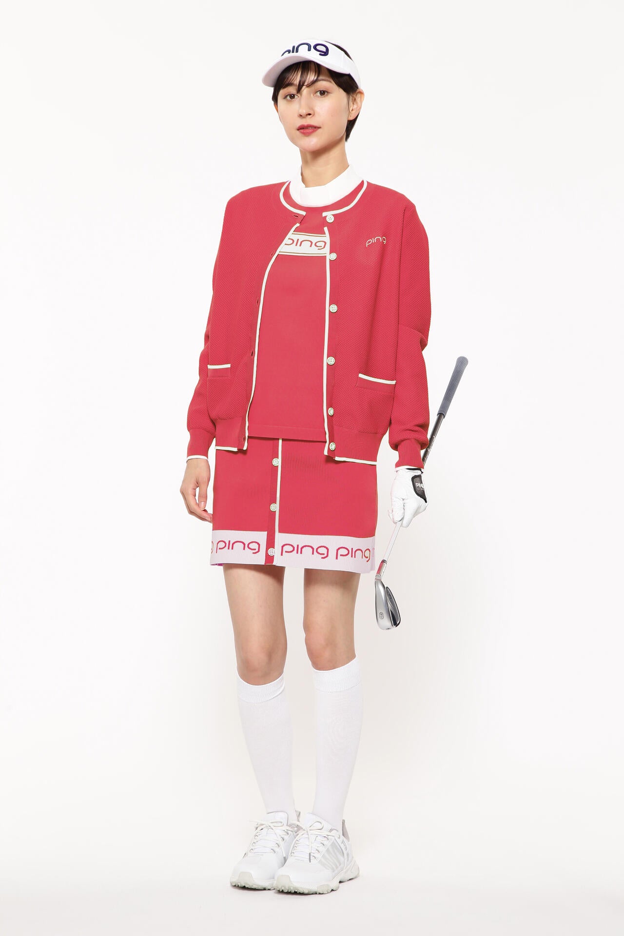 【PING APPAREL】ジャガードニットスカート <LADIES LINE><PERFORMANCE> (LADIES)