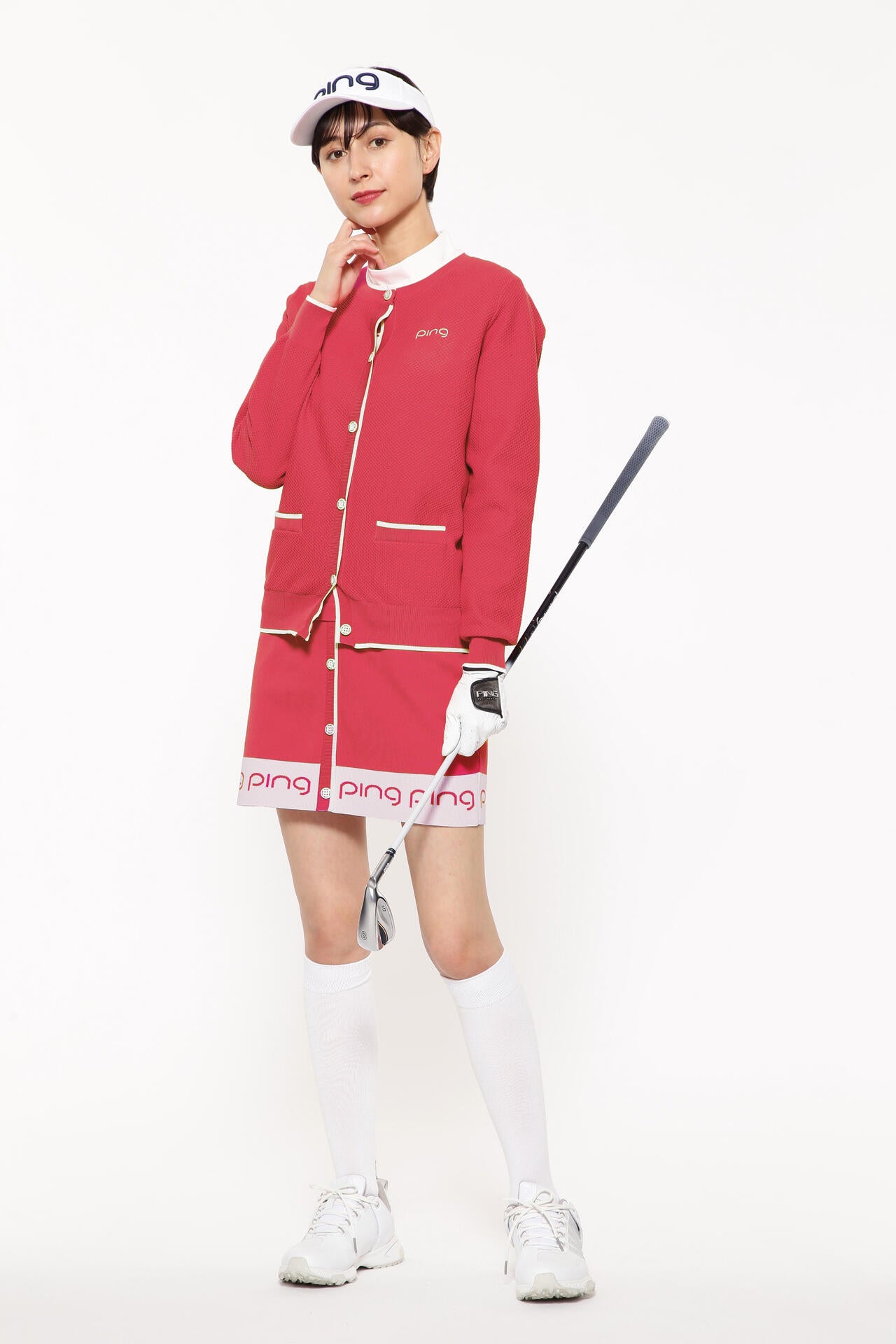 【PING APPAREL】ジャガードニットスカート <LADIES LINE><PERFORMANCE> (LADIES)