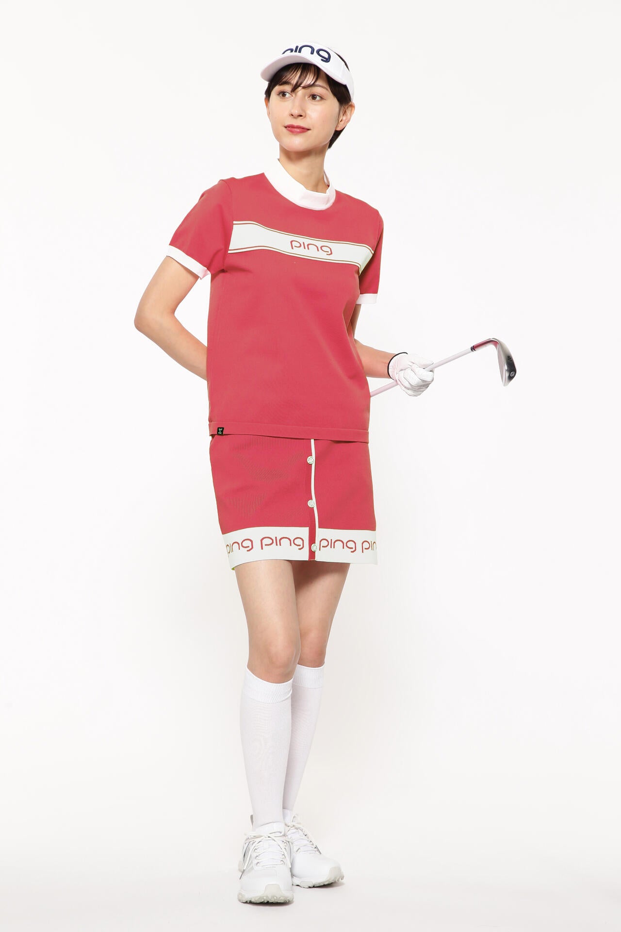 【PING APPAREL】ジャガードニットスカート <LADIES LINE><PERFORMANCE> (LADIES)