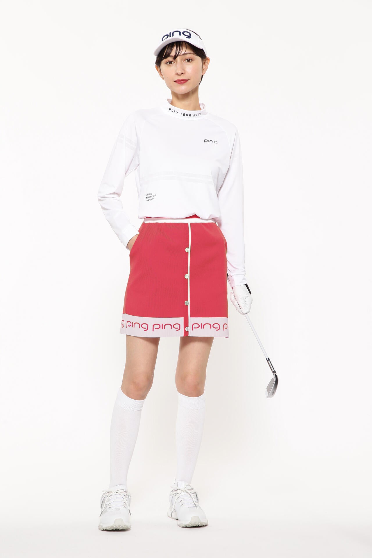 【PING APPAREL】ジャガードニットスカート <LADIES LINE><PERFORMANCE> (LADIES)