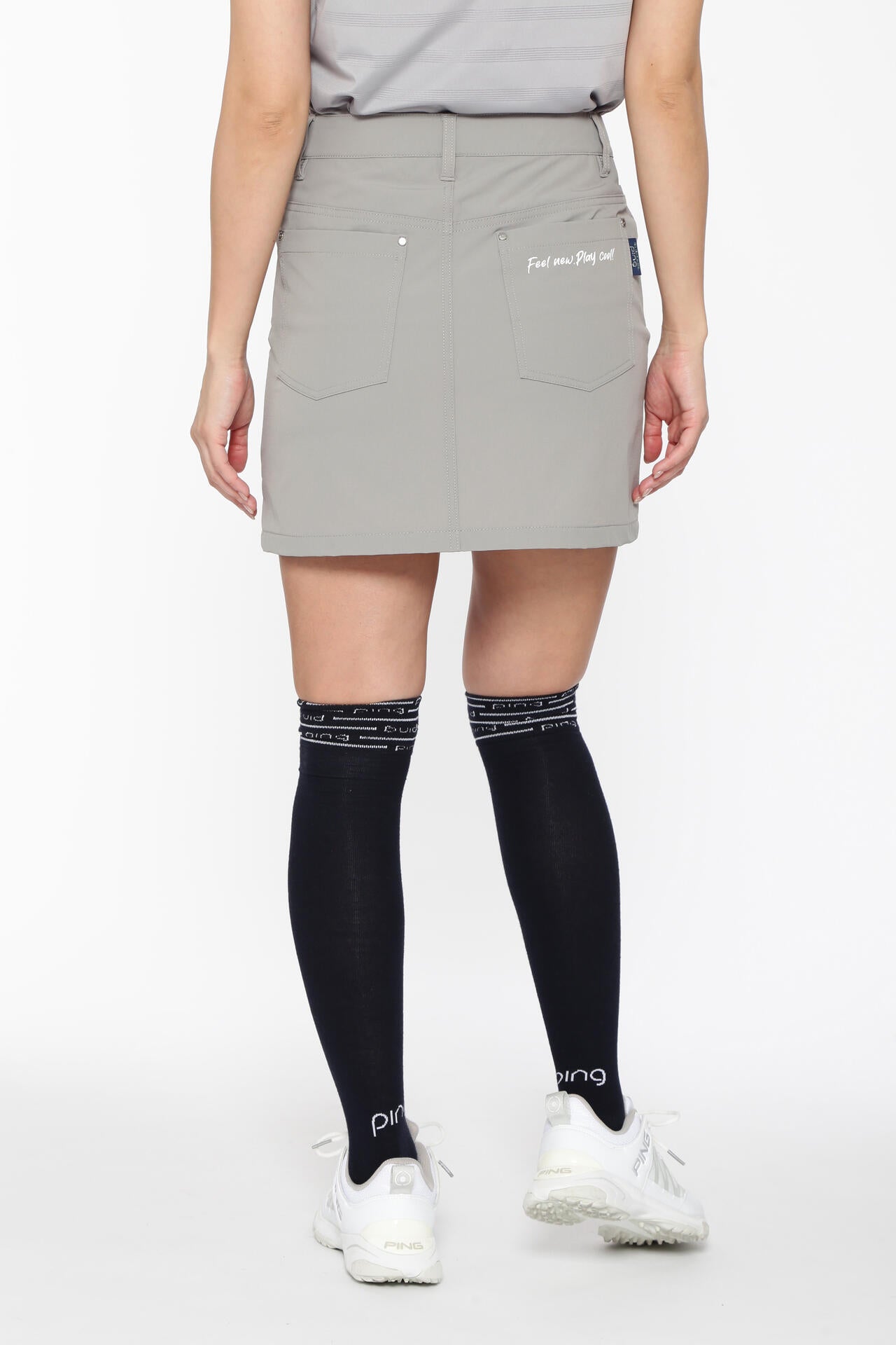 【PING APPAREL】全方向ストレッチ二重織台形スカート <LADIES LINE><NATIVE> (LADIES)