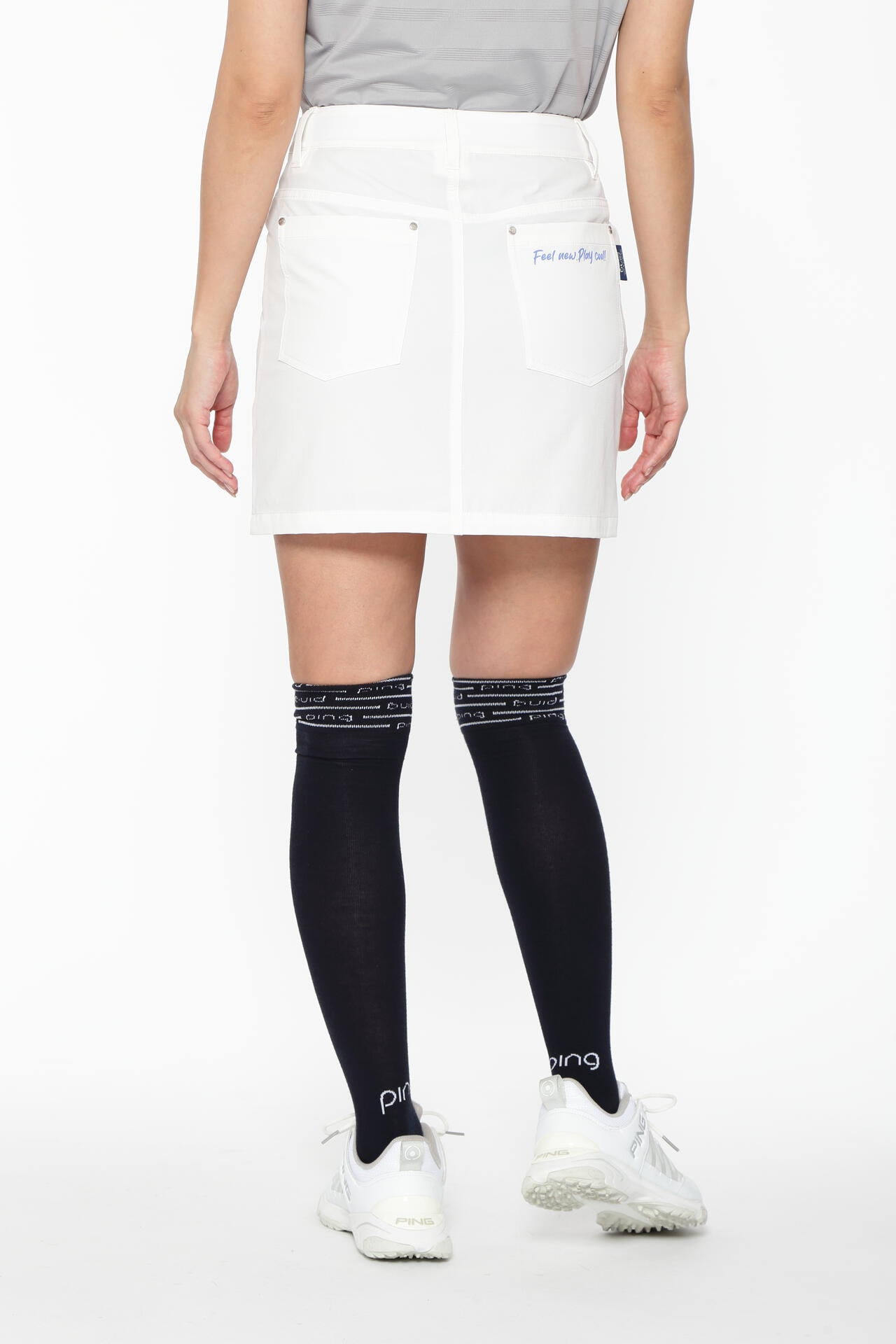 【PING APPAREL】全方向ストレッチ二重織台形スカート <LADIES LINE><NATIVE> (LADIES)