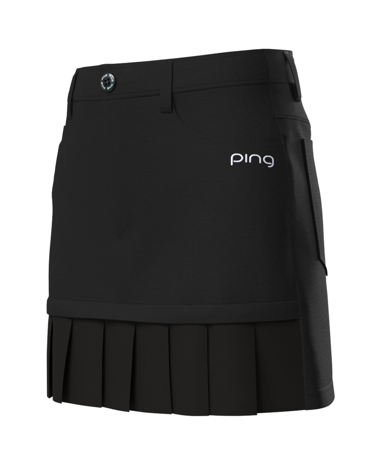 【PING APPAREL】フェイクレイヤードプリーツスカート <LADIES LINE><NATIVE> (LADIES)
