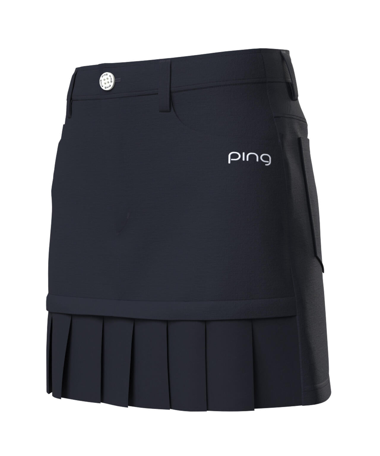 【PING APPAREL】フェイクレイヤードプリーツスカート <LADIES LINE><NATIVE> (LADIES)