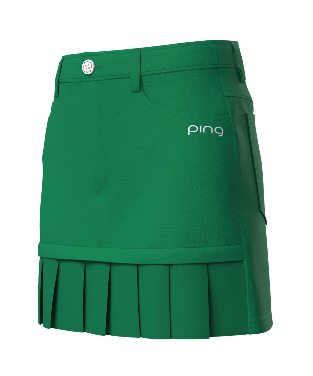 【PING APPAREL】フェイクレイヤードプリーツスカート <LADIES LINE><NATIVE> (LADIES)