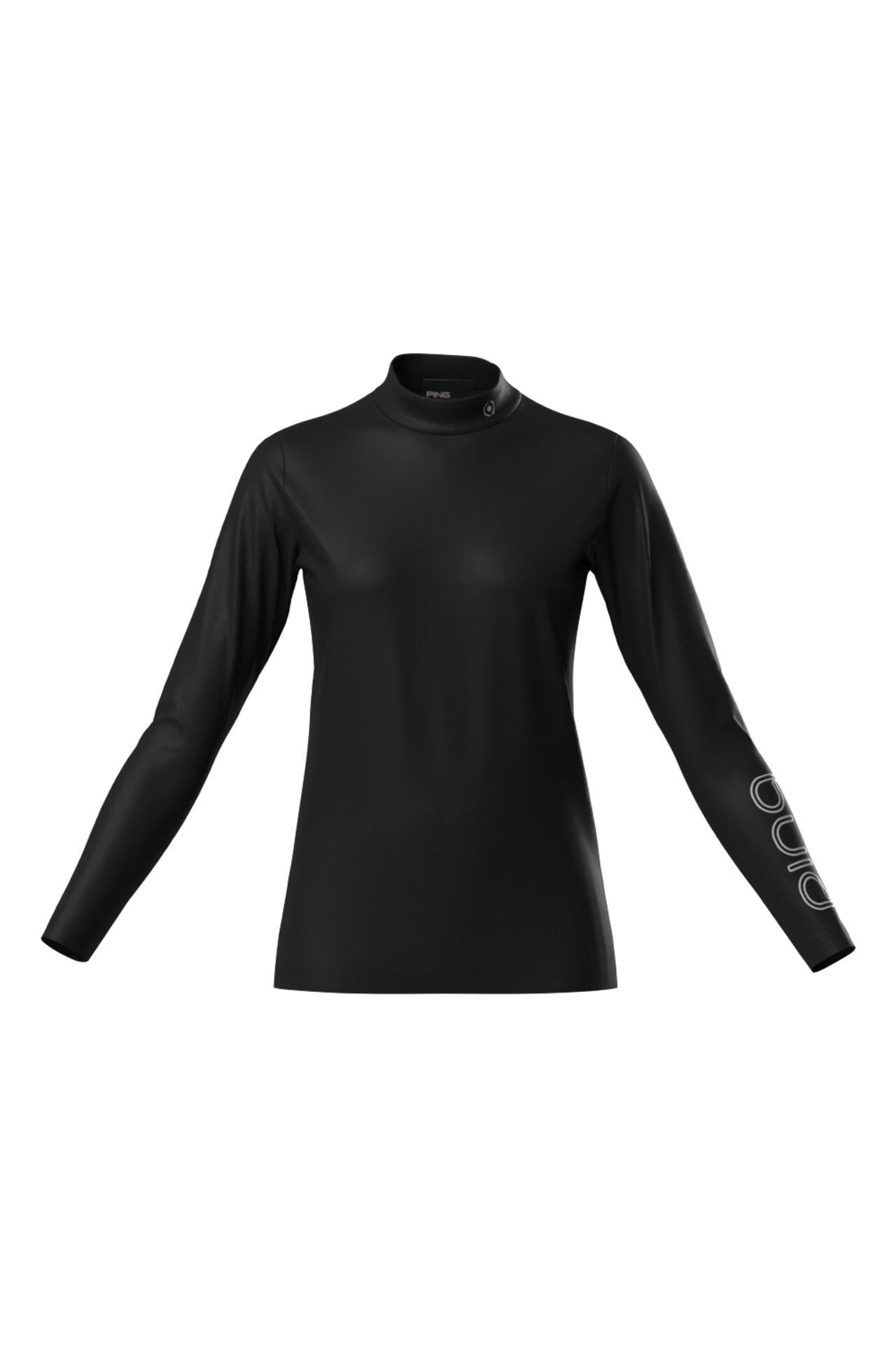【PING APPAREL】カノコポロ 天竺インナー ネクタイ付きレイヤードツインセット <LADIES LINE> (LADIES)