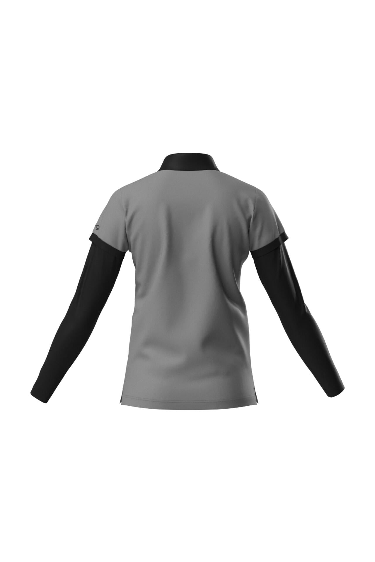 【PING APPAREL】カノコポロ 天竺インナー ネクタイ付きレイヤードツインセット <LADIES LINE> (LADIES)