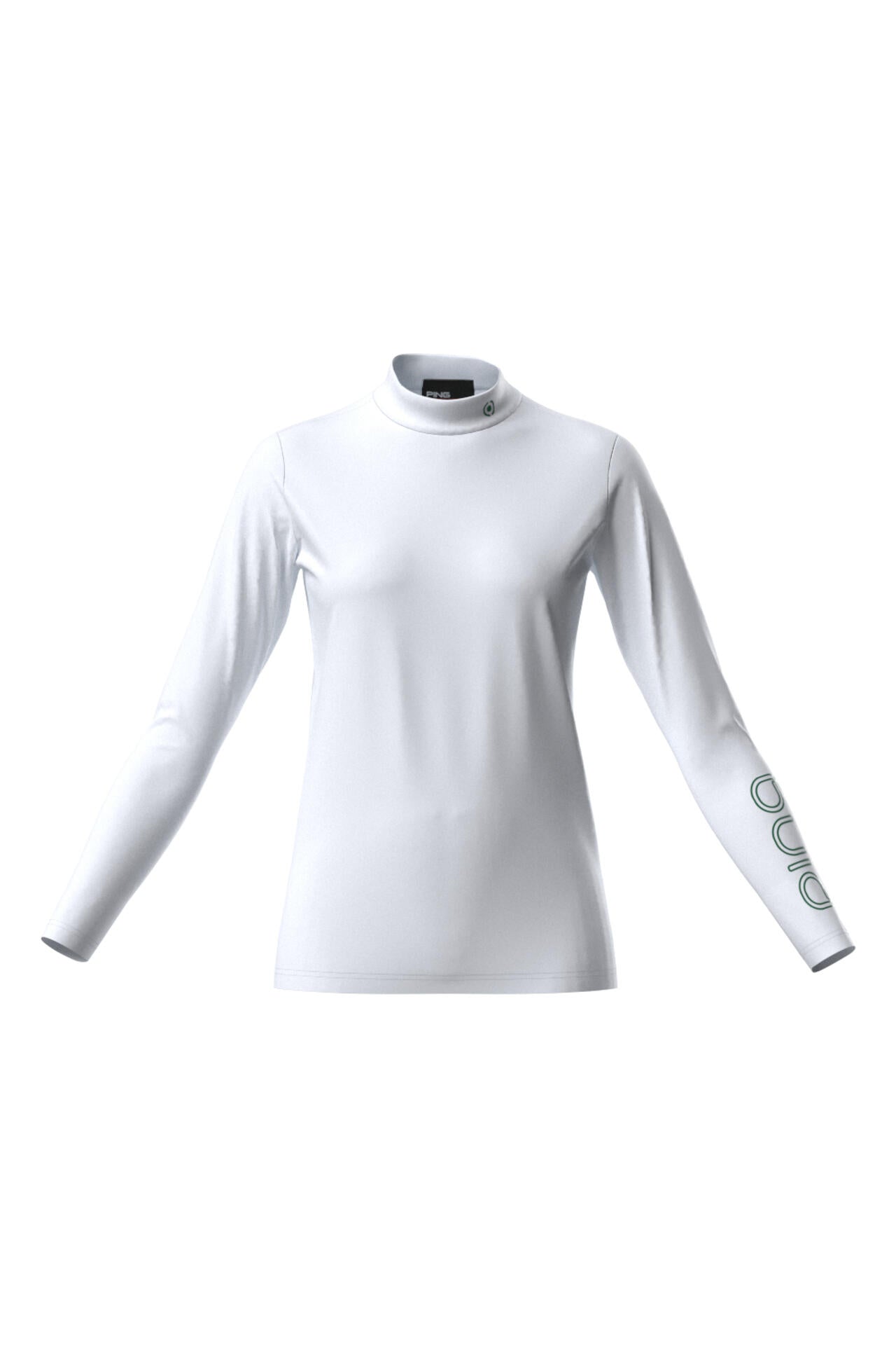 【PING APPAREL】カノコポロ 天竺インナー ネクタイ付きレイヤードツインセット <LADIES LINE> (LADIES)