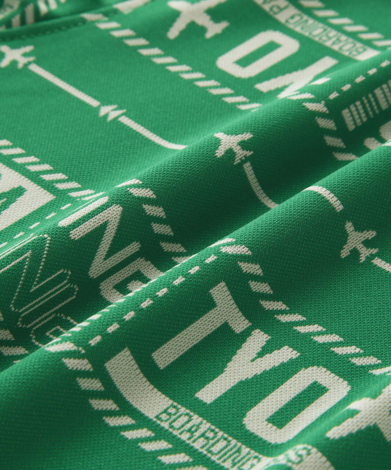 【PING APPAREL】チケット柄ジャガード半袖ポロシャツ <LADIES LINE><NATIVE> (LADIES)