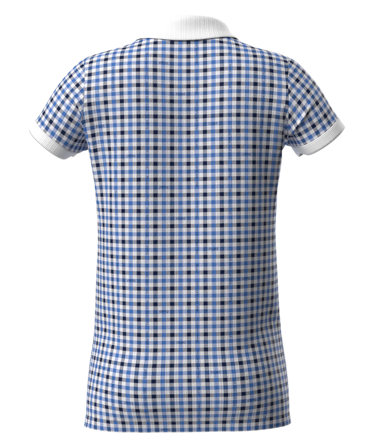 【PING APPAREL】総柄プリント半袖ポロシャツ <LADIES LINE><PERFORMANCE> (LADIES)
