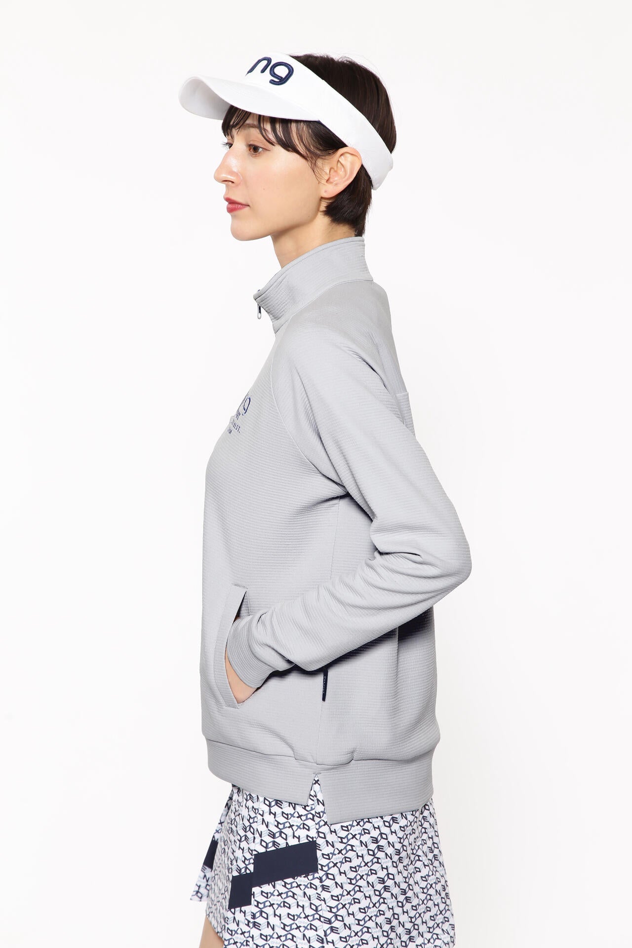 【PING APPAREL】ダンボールハーフジップカットソー <LADIES LINE><PERFORMANCE> (LADIES)