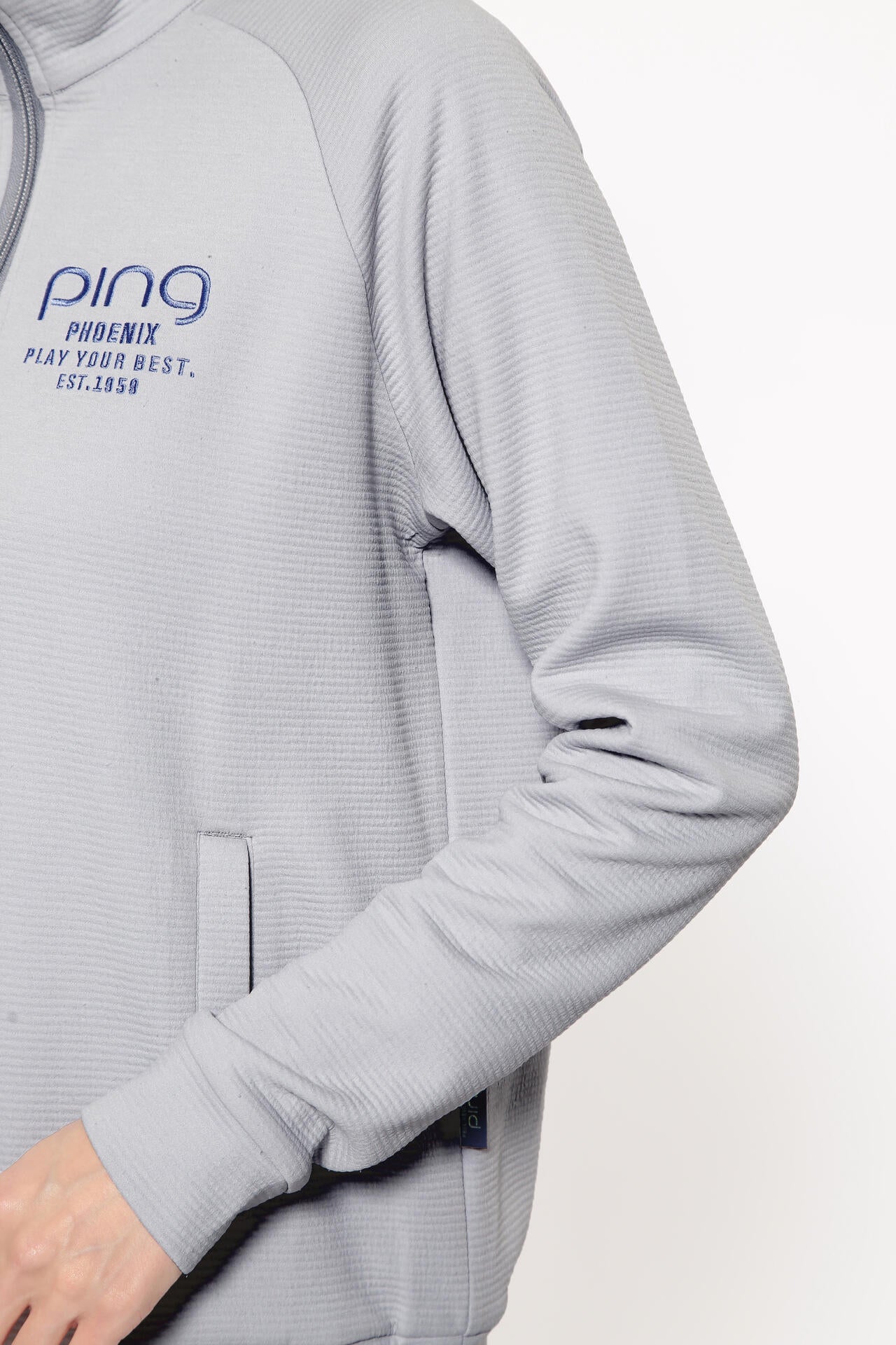 【PING APPAREL】ダンボールハーフジップカットソー <LADIES LINE><PERFORMANCE> (LADIES)