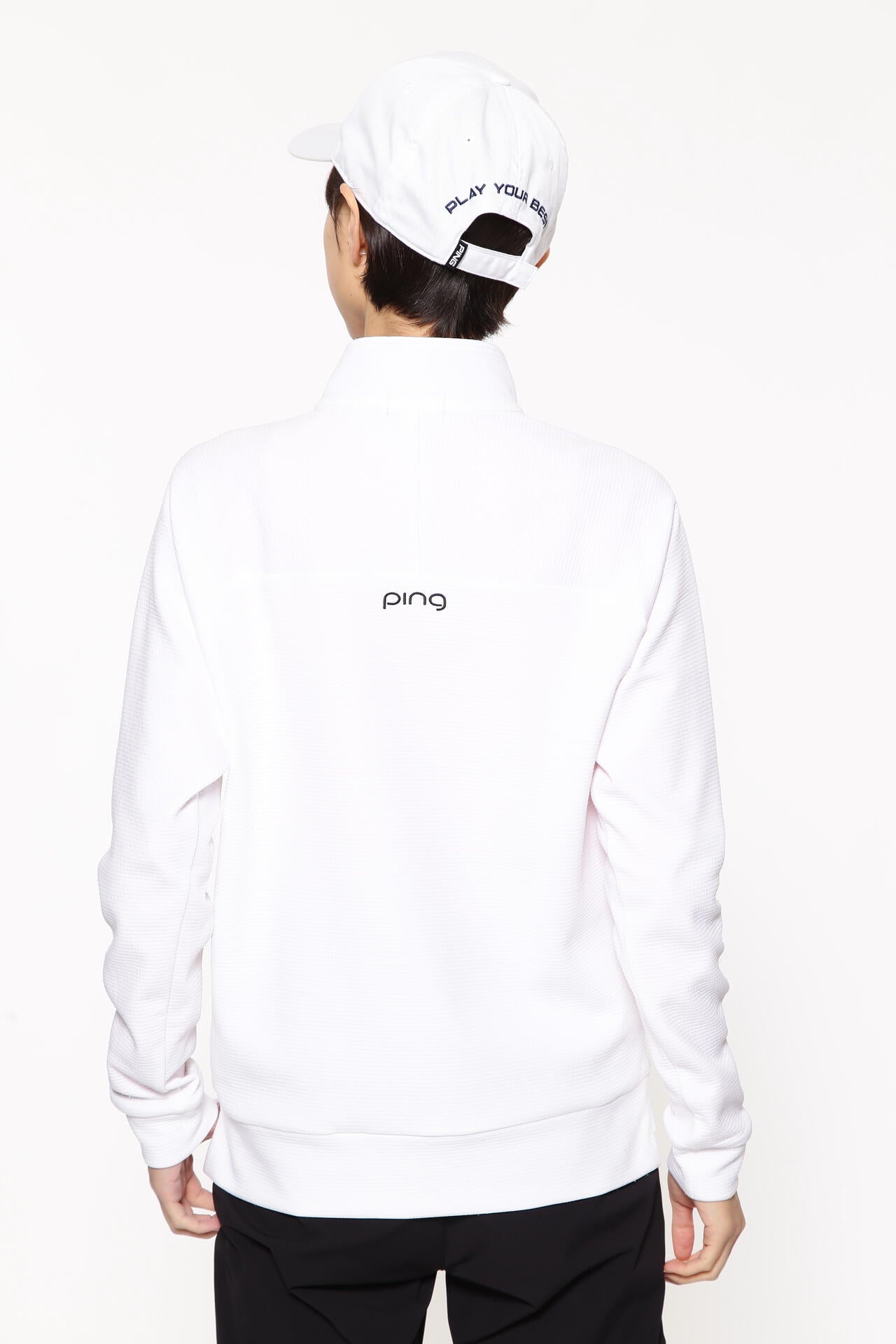 【PING APPAREL】ダンボールハーフジップカットソー <LADIES LINE><PERFORMANCE> (LADIES)