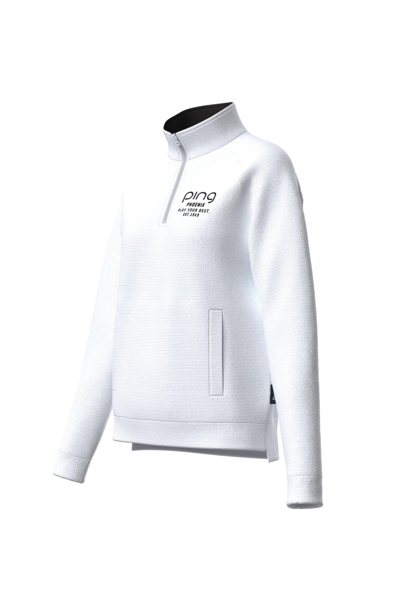【PING APPAREL】ダンボールハーフジップカットソー <LADIES LINE><PERFORMANCE> (LADIES)