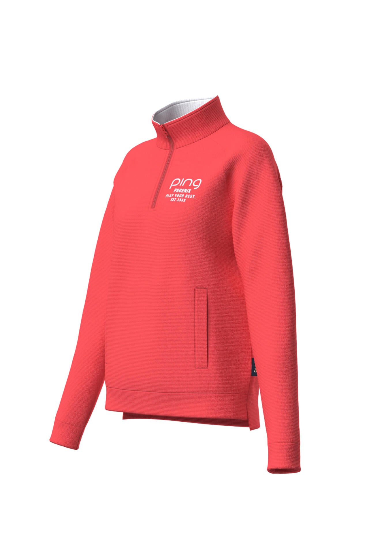【PING APPAREL】ダンボールハーフジップカットソー <LADIES LINE><PERFORMANCE> (LADIES)