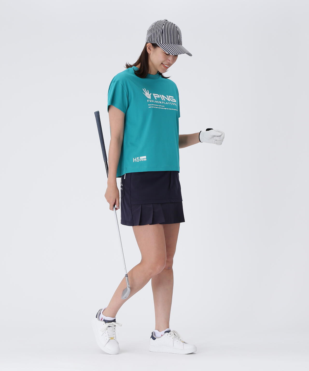 【PING APPAREL】TC天竺 半袖Tシャツ <LADIES LINE><NATIVE> (LADIES)