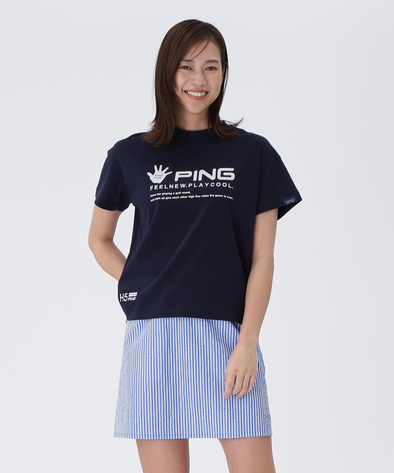 【PING APPAREL】TC天竺 半袖Tシャツ <LADIES LINE><NATIVE> (LADIES)