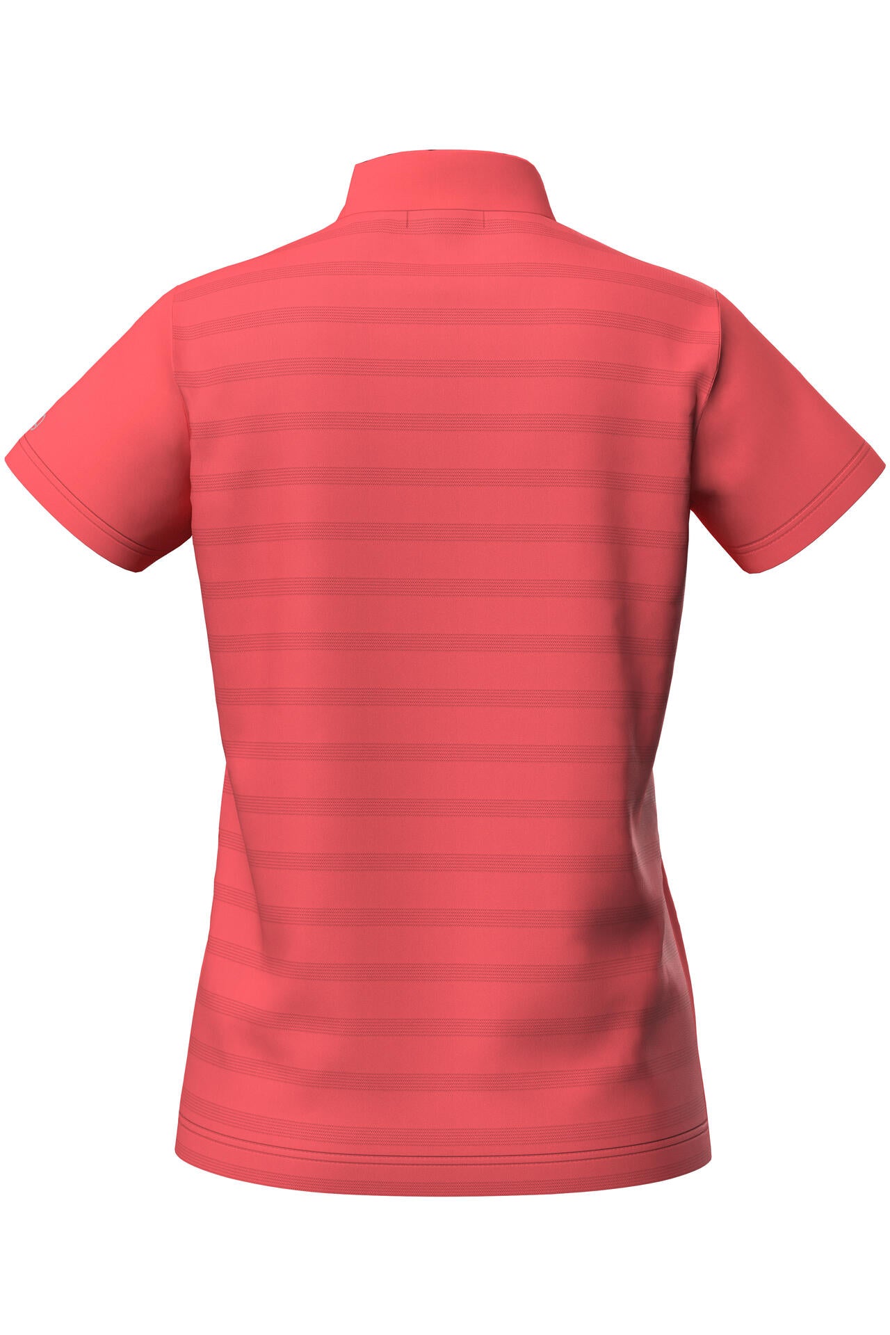 【PING APPAREL】メッシュボーダージャガード半袖ハイネックカットソー <LADIES LINE> (LADIES)
