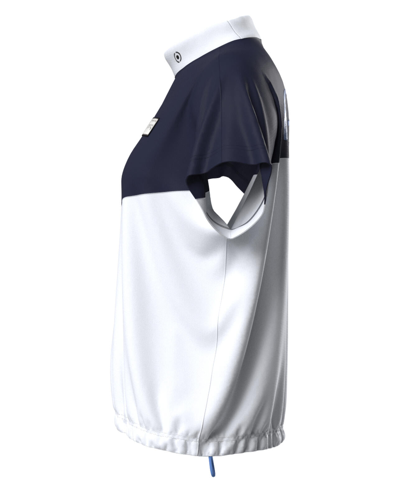【PING APPAREL】配色半袖ハイネックシャツ <LADIES LINE><NATIVE> (LADIES)