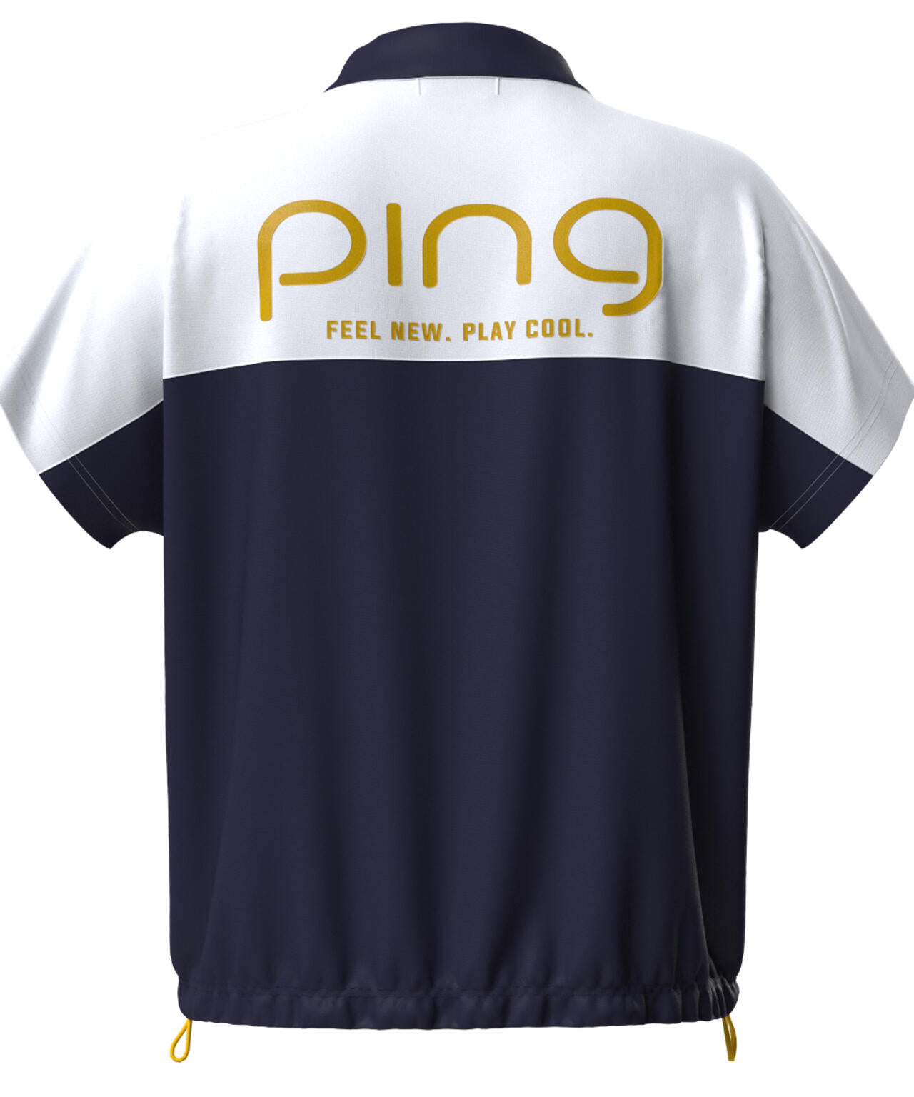 【PING APPAREL】配色半袖ハイネックシャツ <LADIES LINE><NATIVE> (LADIES)